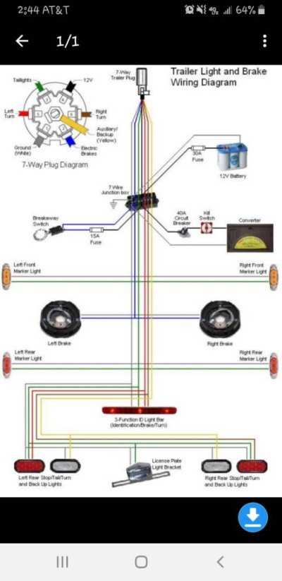 trailer breakaway battery wiring diagram
