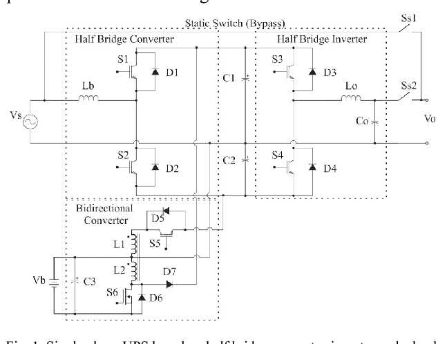 transformerless ups circuit diagram