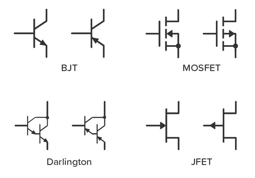 transistor circuit diagram symbol