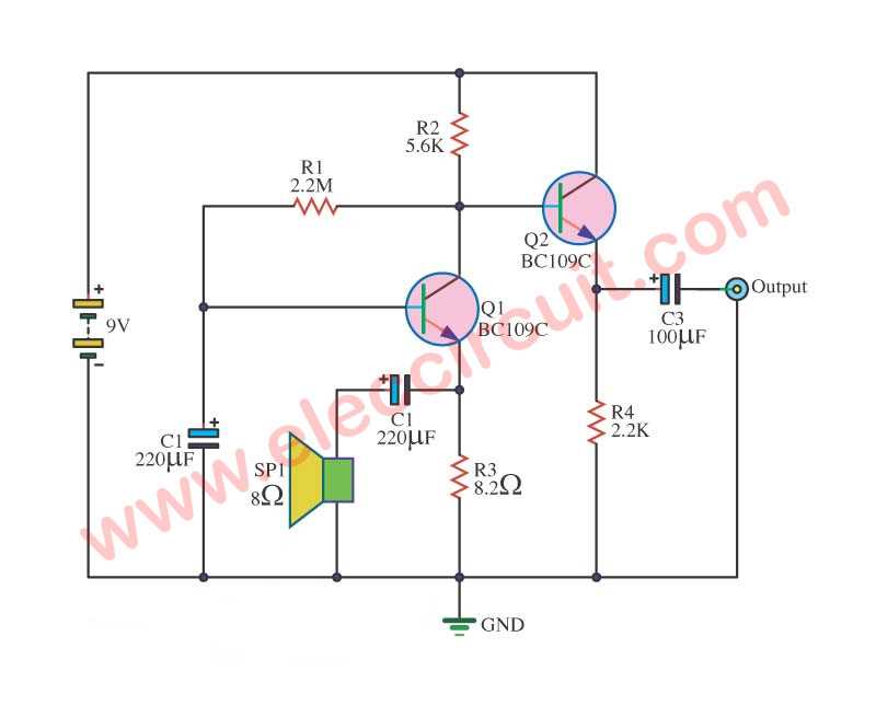 transistor preamplifier circuit diagram transistor preamplifier circuit diagram