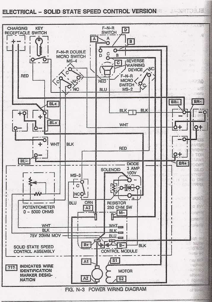 2002 ezgo golf cart wiring diagram