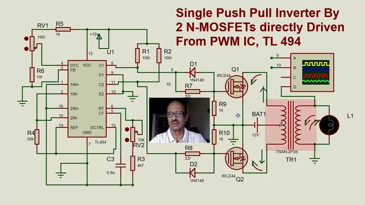 true sine wave inverter schematic diagram