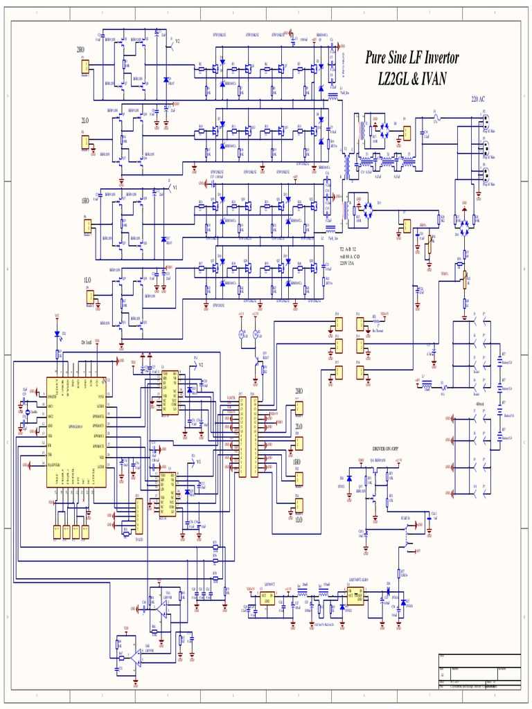 true sine wave inverter schematic diagram