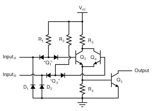 ttl inverter circuit diagram