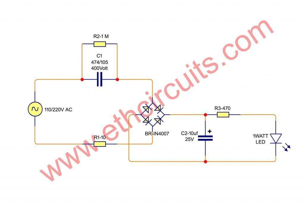 circuit diagram of led light circuit diagram of led light