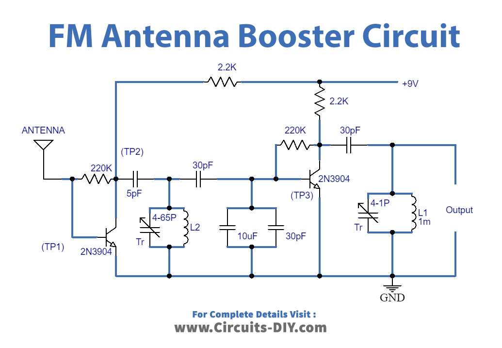 tv antenna booster circuit diagram