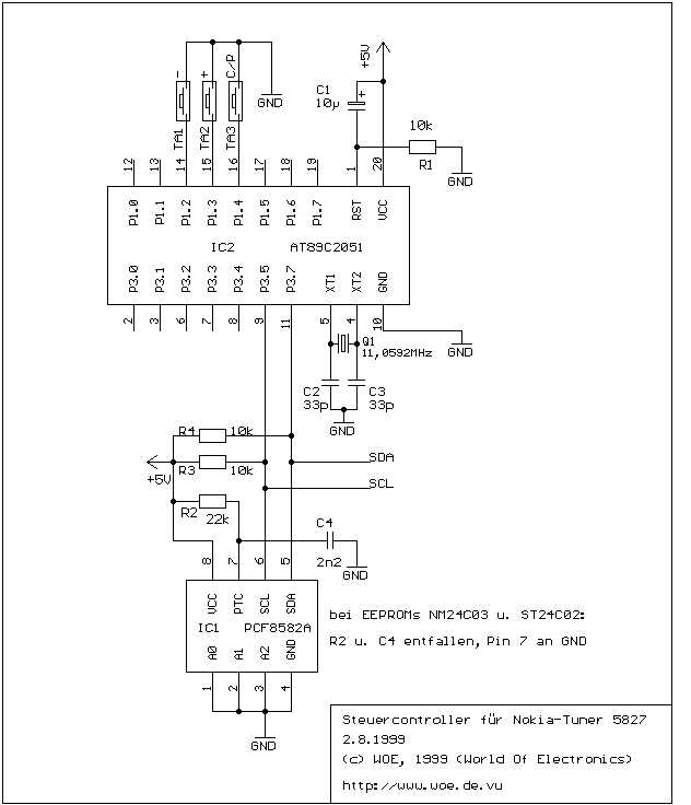 tv tuner schematic diagram