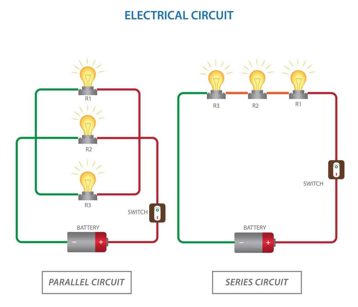battery light bulb circuit diagram