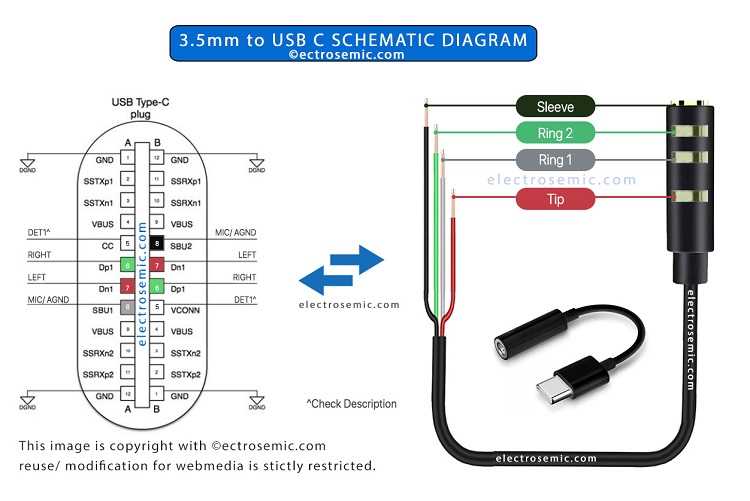 usb a wiring diagram