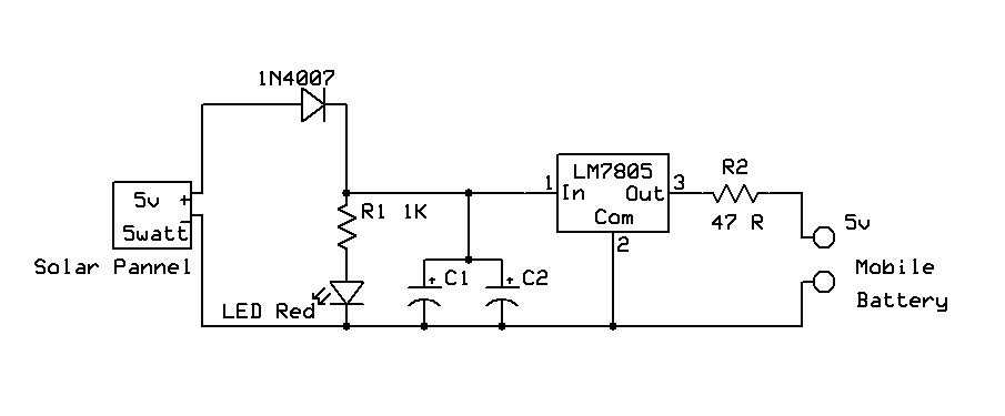 5v 2a charger circuit diagram