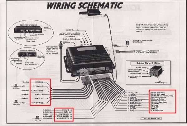car alarm system circuit diagram