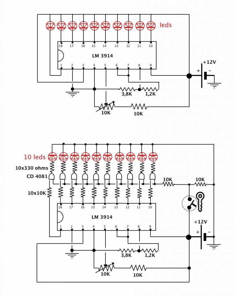 cd4081 circuit diagram