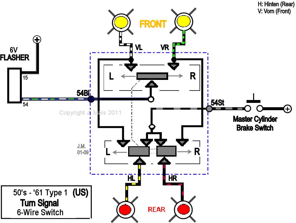 schematic diagram hazard flash circuit with turn signal