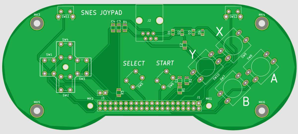 snes schematic block diagram