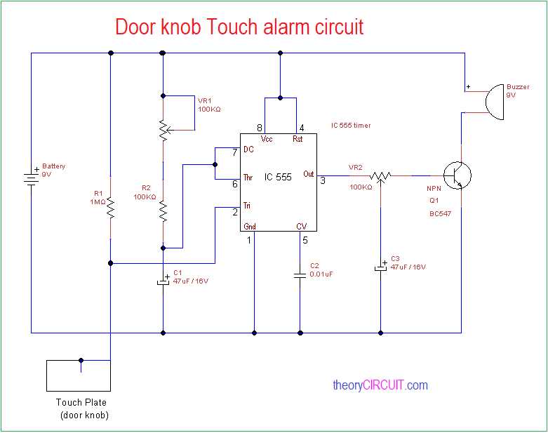 alarm circuit diagram