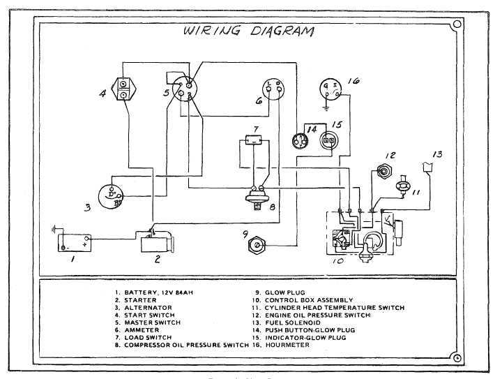 wiring diagram compressor