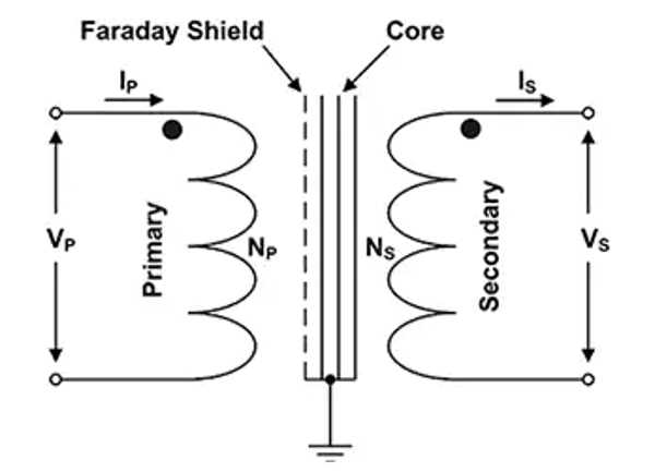 isolation transformer circuit diagram