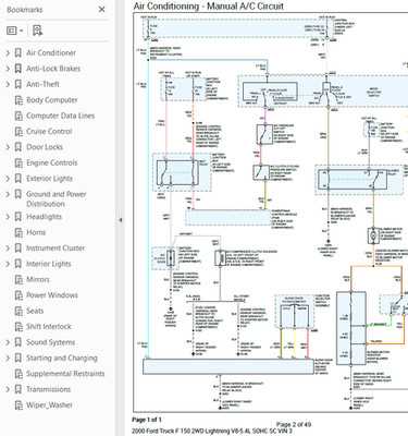 detailed schematic diagram transmission ford f150 2000