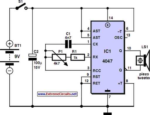 ultrasonic pest repeller circuit diagram