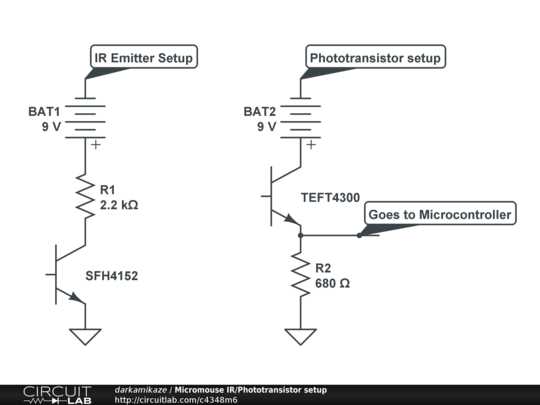 phototransistor circuit diagram