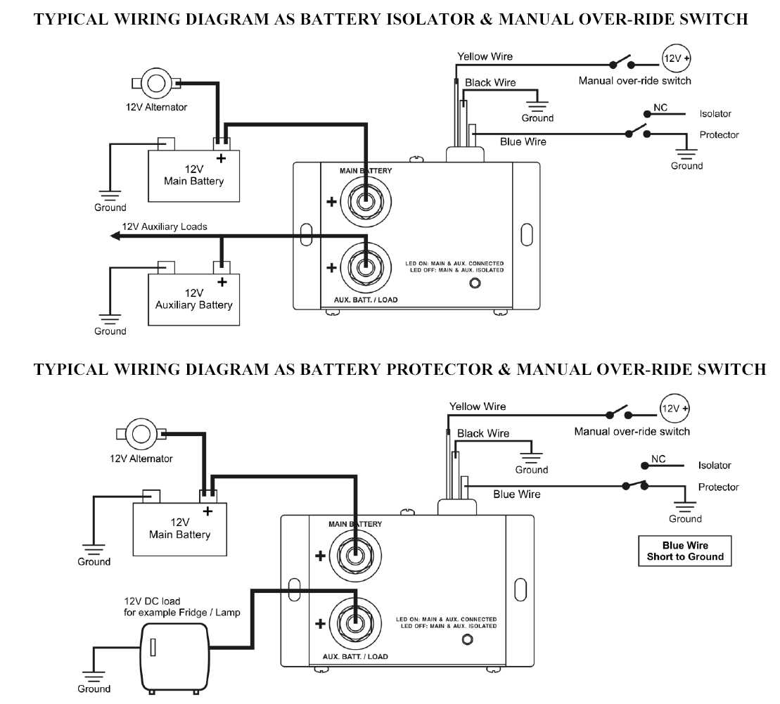rv battery isolator wiring diagram