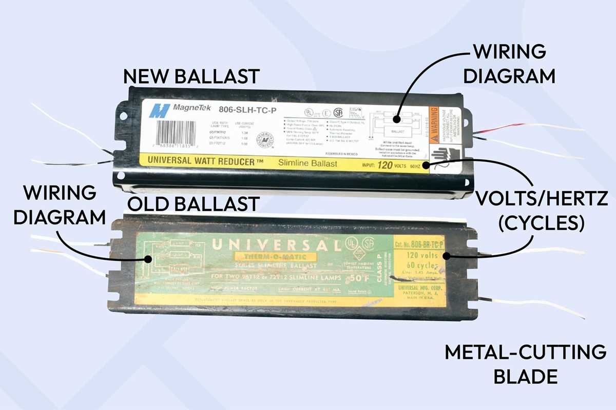 fluorescent lamp ballast wiring diagram