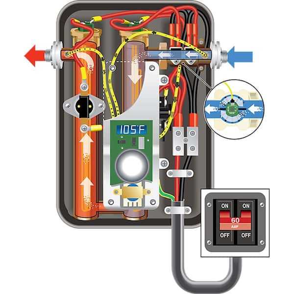 single phase water heater wiring diagram