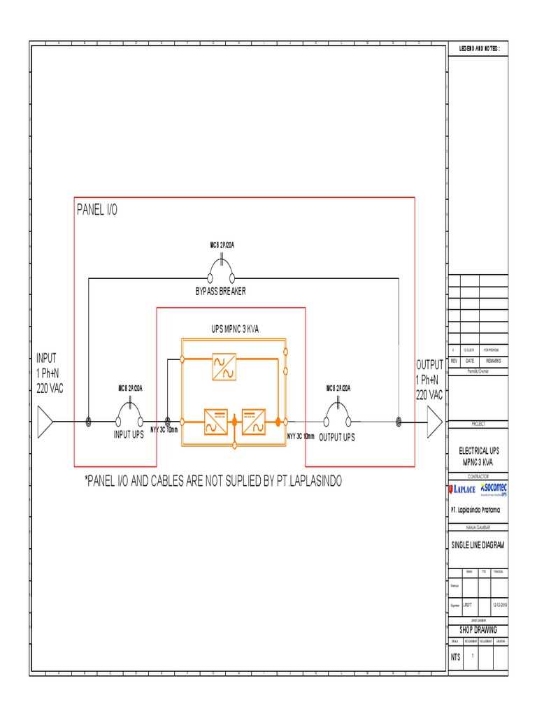 ups electrical wiring diagram