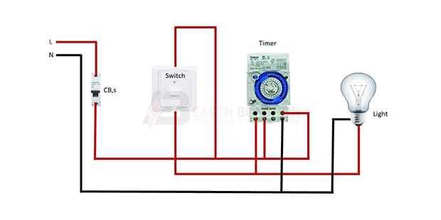 light timer circuit diagram