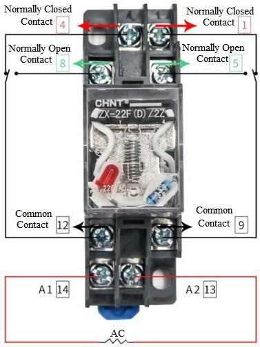 wiring diagram of relay