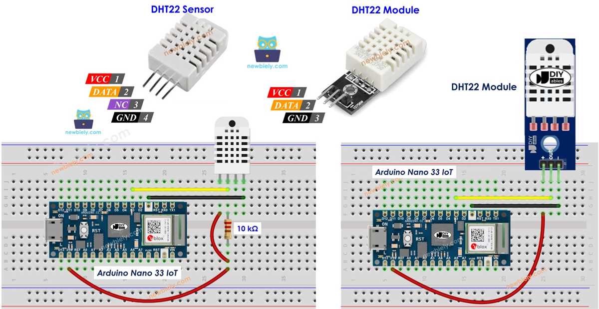 dht22 circuit diagram