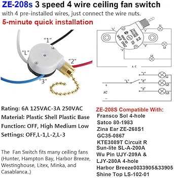 wiring diagram ceiling fan switch