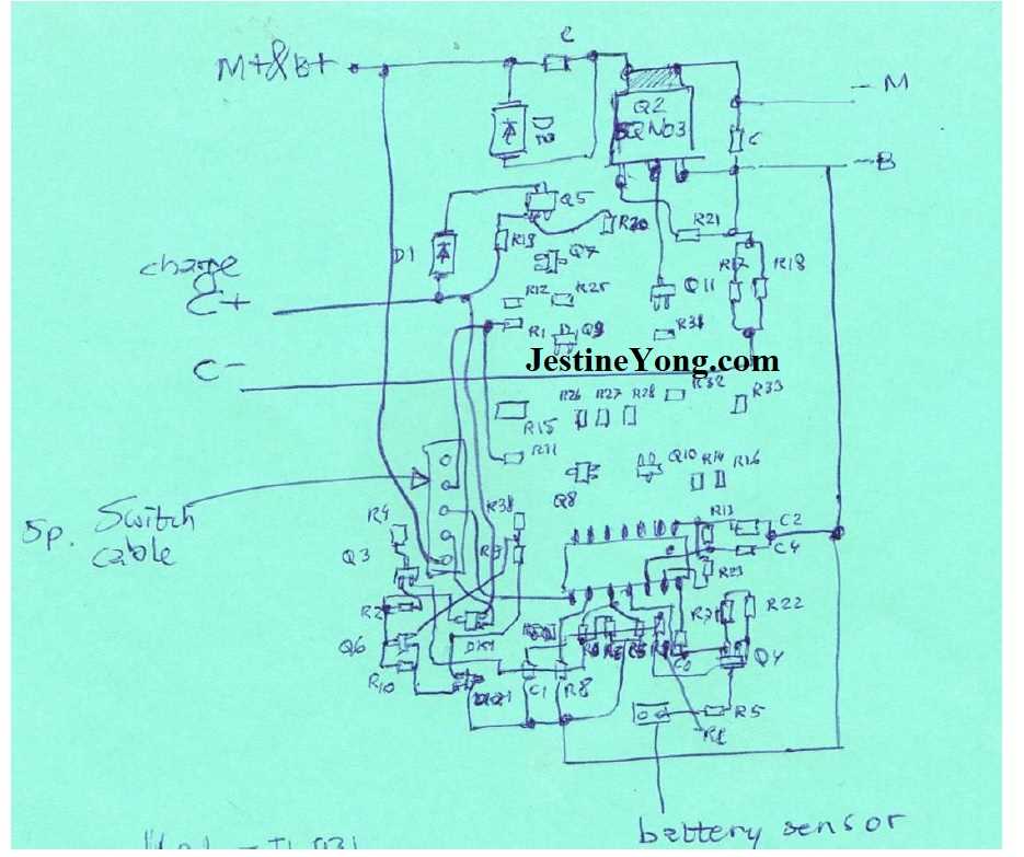 vacuum cleaner circuit diagram