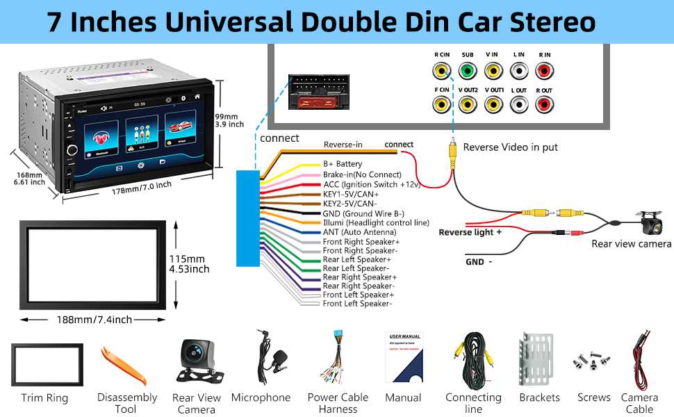double din android car stereo wiring diagram double din android car stereo wiring diagram