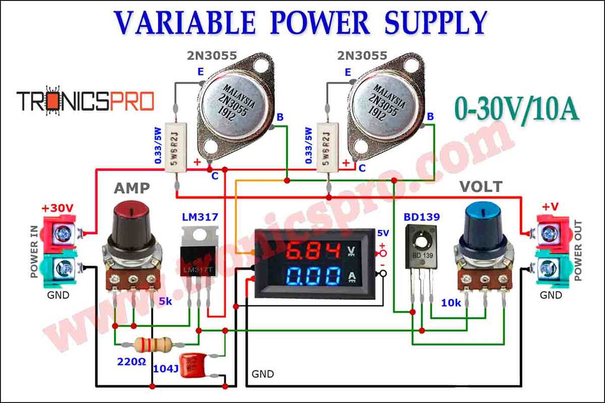variable ac power supply circuit diagram