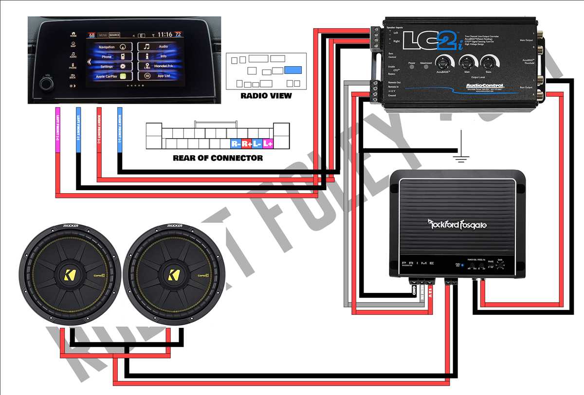 car audio wiring diagrams subwoofer