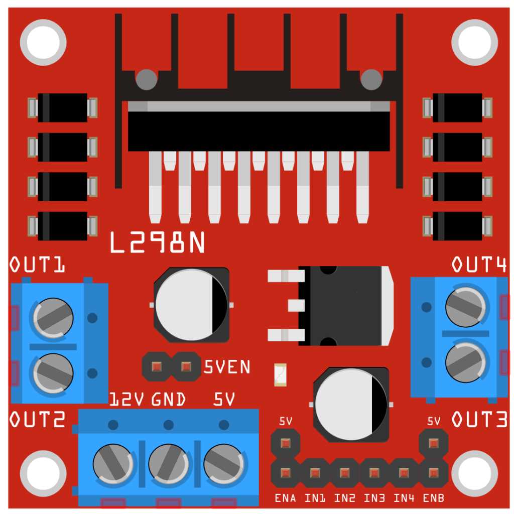 l298n motor driver circuit diagram