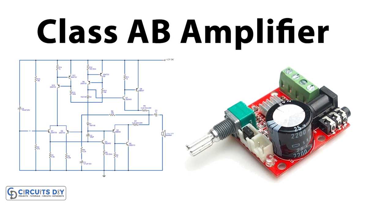 circuit diagram of class ab amplifier