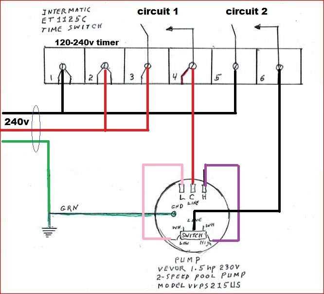 vevor hydraulic pump wiring diagram