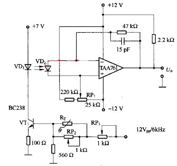 ptc thermistor circuit diagram