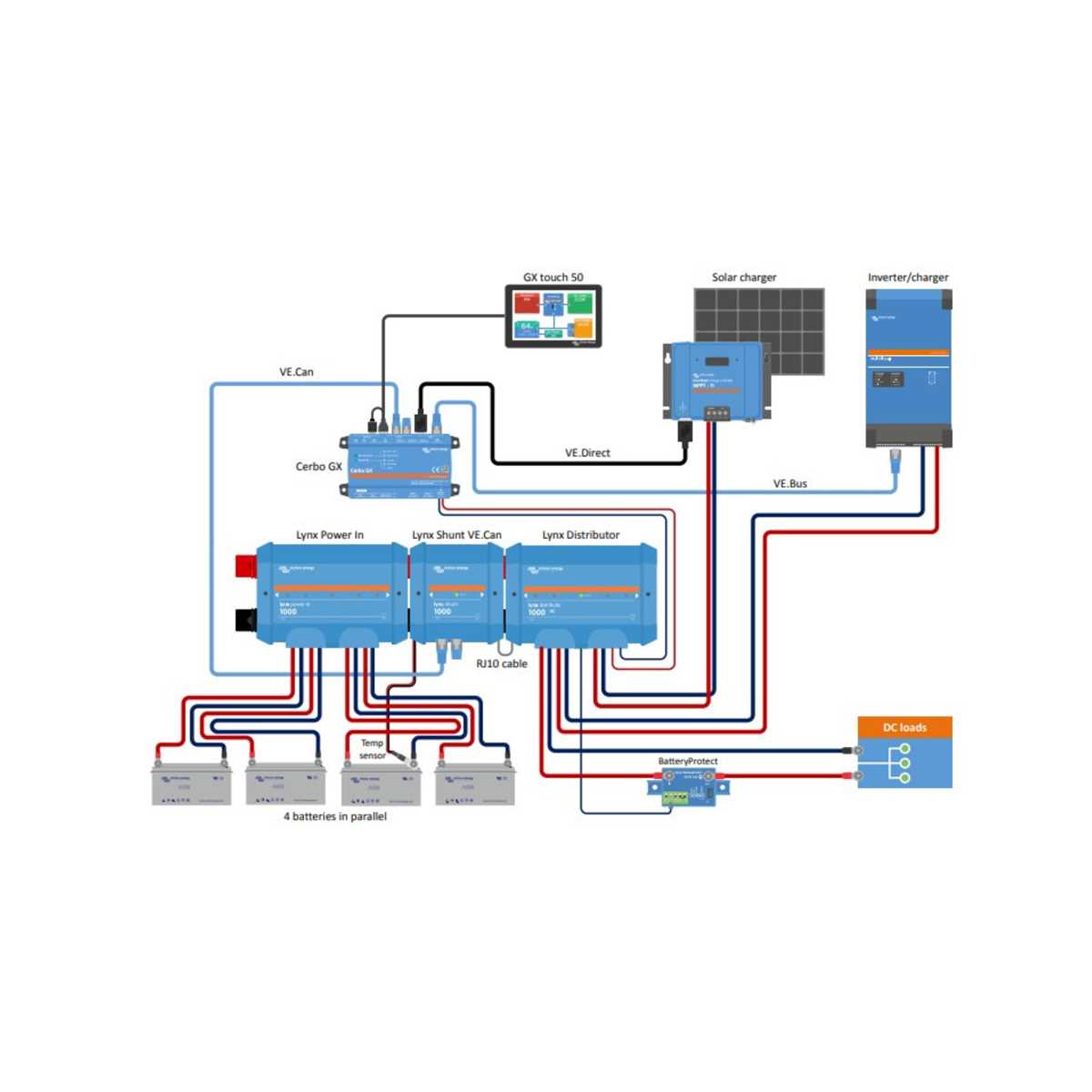 victron shunt wiring diagram
