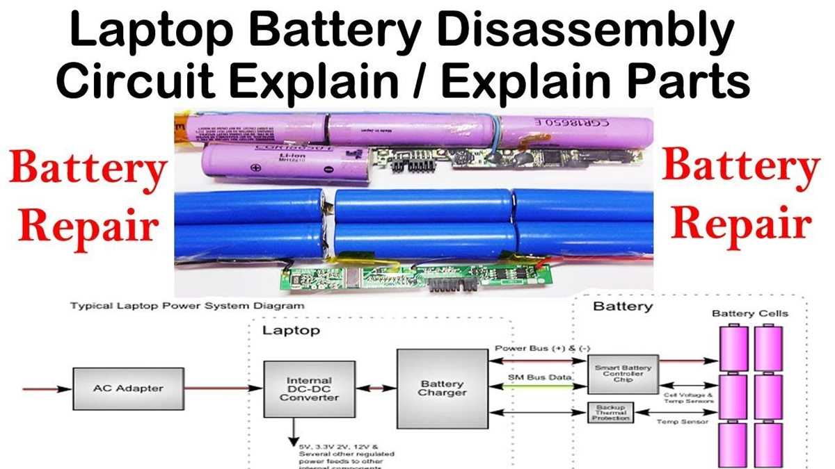dell laptop battery bms circuit diagram