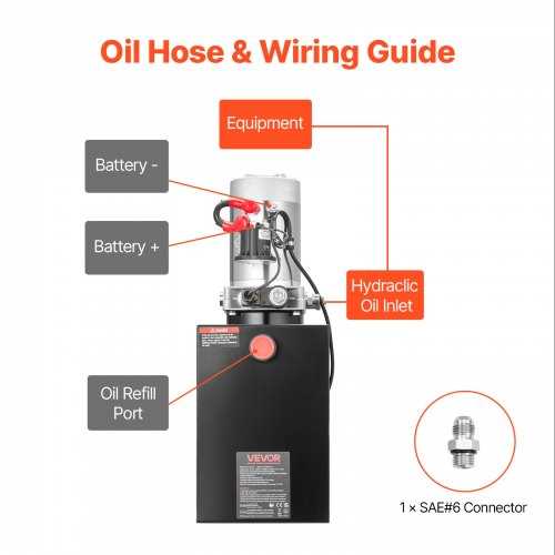 12 volt single acting hydraulic pump wiring diagram