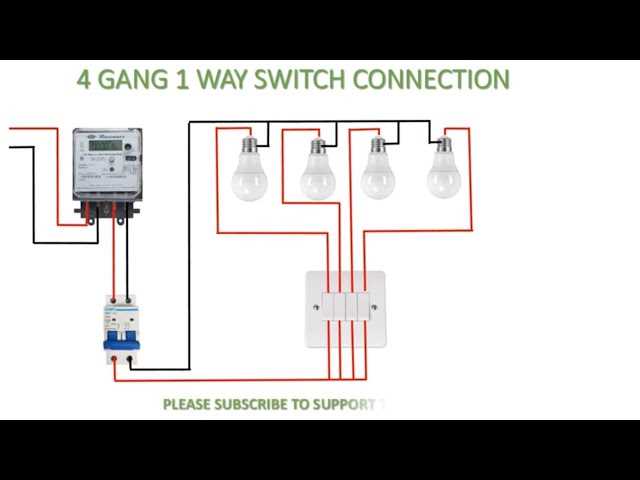 1 gang 1 way switch wiring diagram