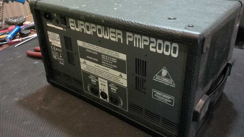 behringer pmp2000 schematic diagram