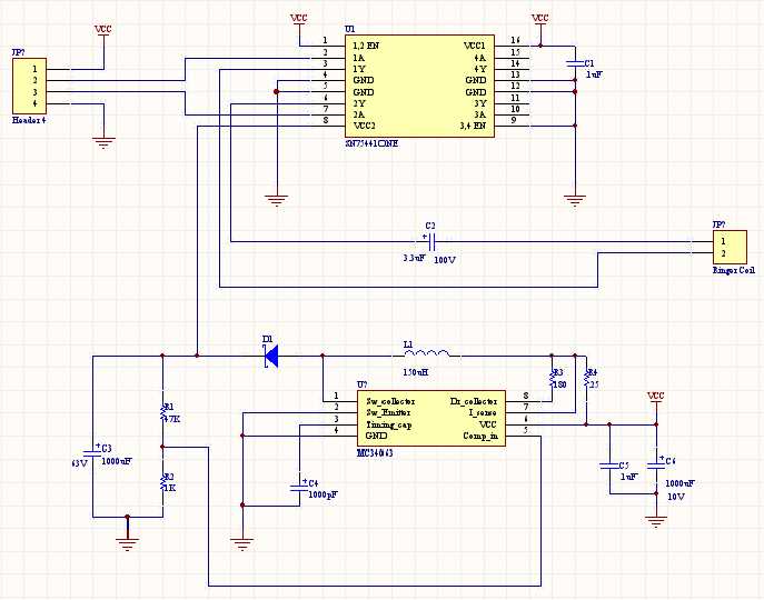telephone ringer circuit diagram