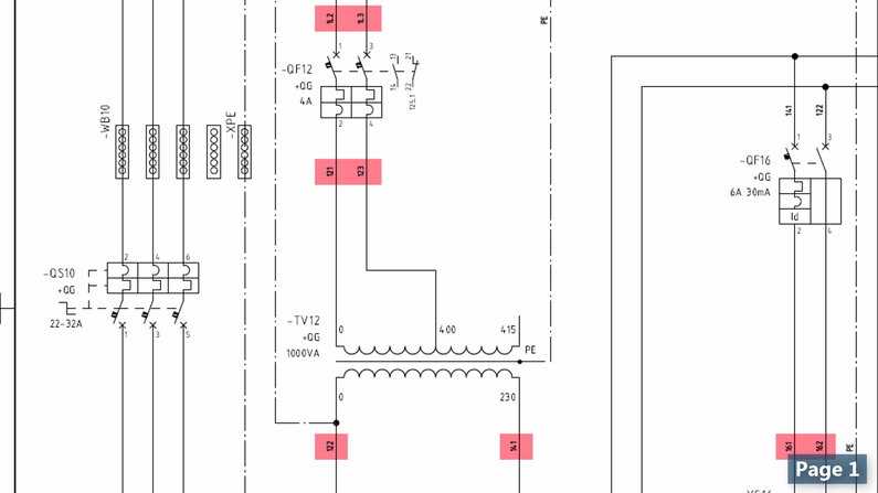 sample electrical schematic diagram