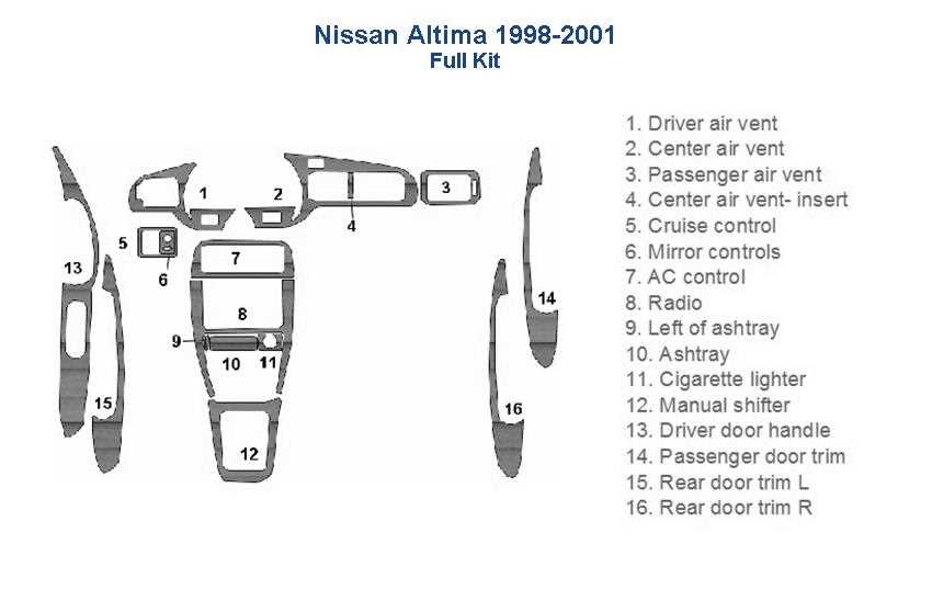 1999 nissan altima schematics diagram