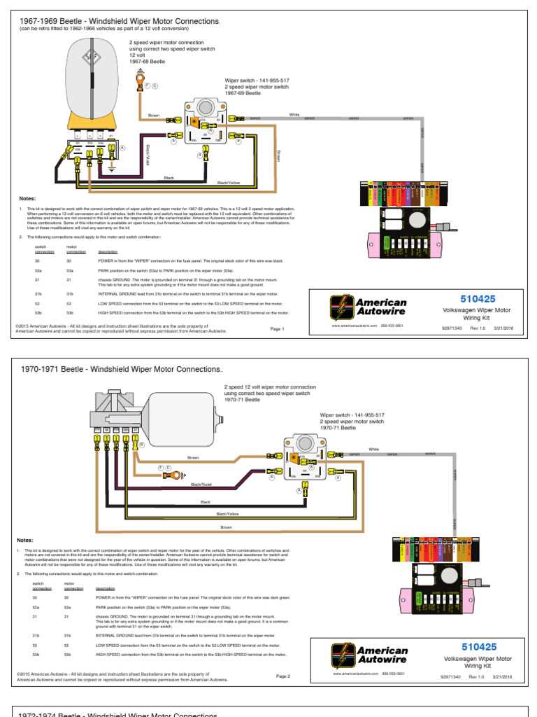 volkswagen beetle wiring diagram