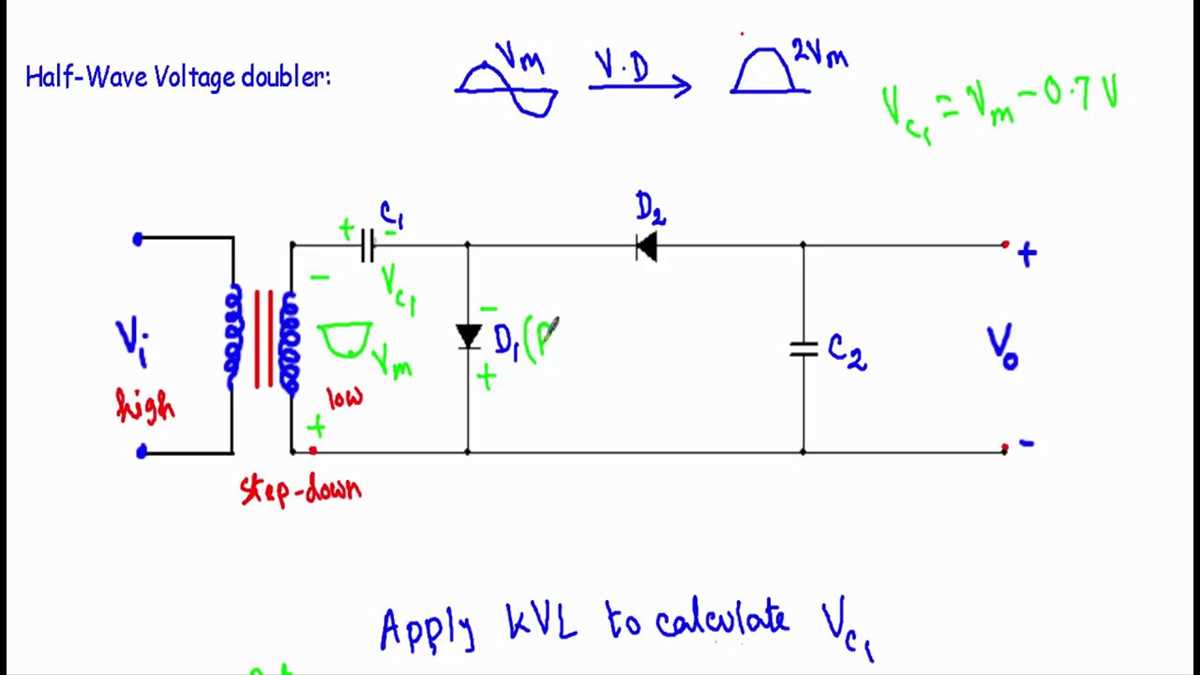 voltage doubler schematic diagram voltage doubler schematic diagram